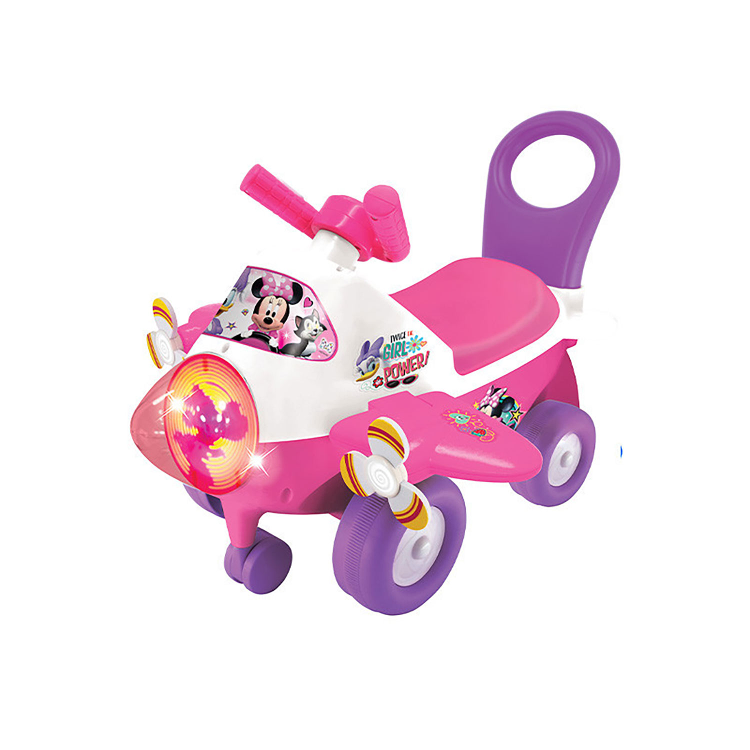 Image of Aereo Cavalcabile 54x46x38 cm per Bambini Minnie Rosa