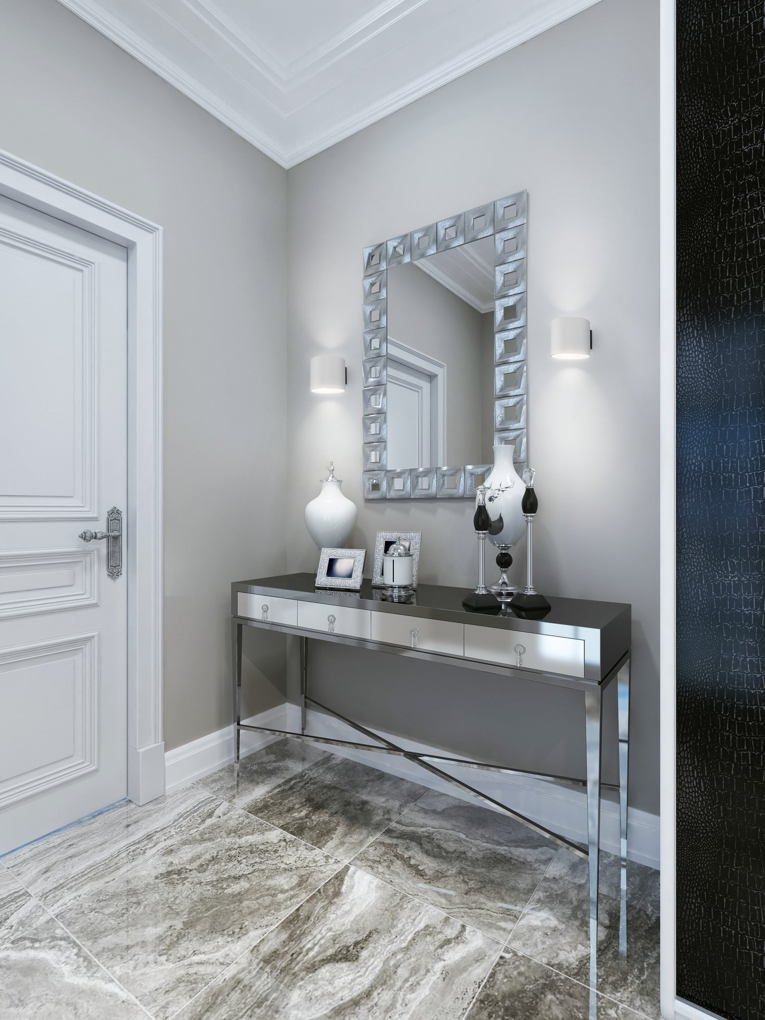 Lampada da parete Ceiling & Wall in Alluminio Rond Bianco...