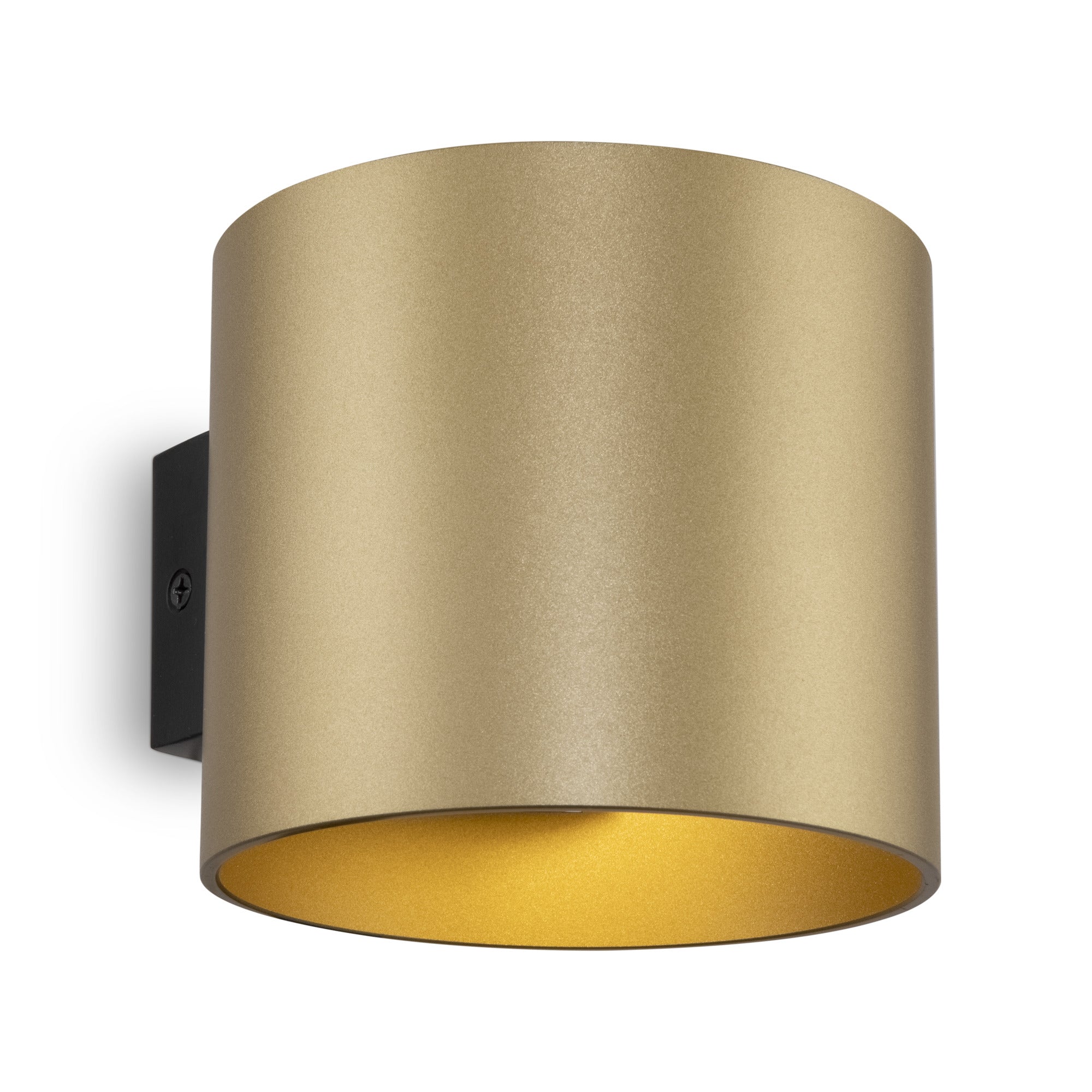 Lampada da parete Ceiling &amp; Wall in Alluminio Rond Opaco Oro