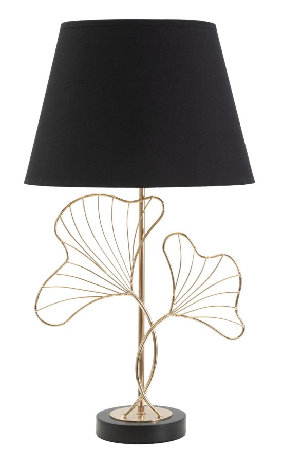 Lampada da Tavolo Leaves Ø 30x60 cm in Ferro e Poliestere