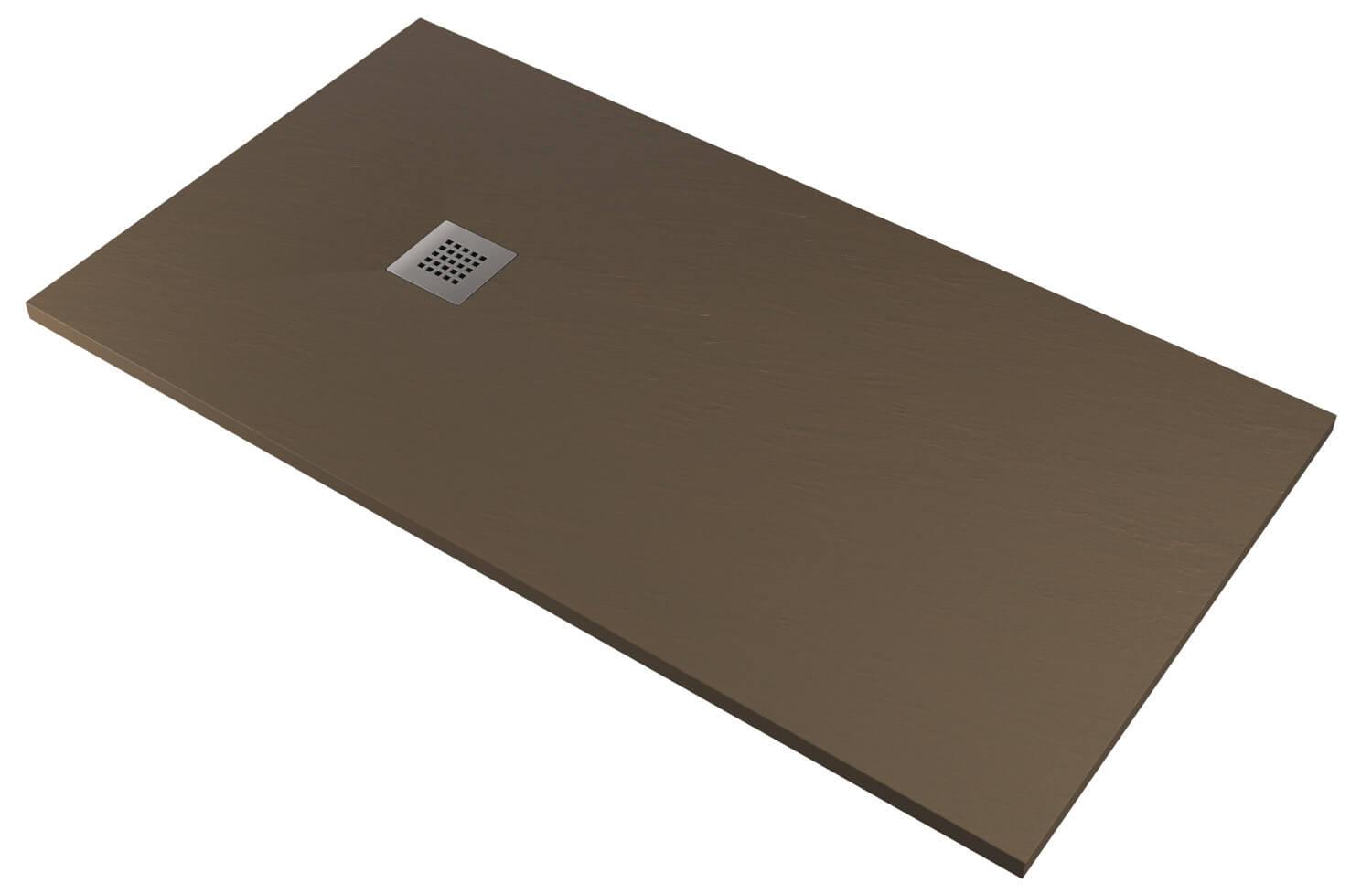 Image of Piatto Doccia in Pietra 70x200 cm Pedrinelli Ardesia Stone Side Tortora