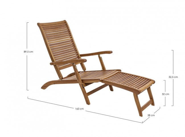 Poltrona 58x163x89,5h cm Steamer Noemi...