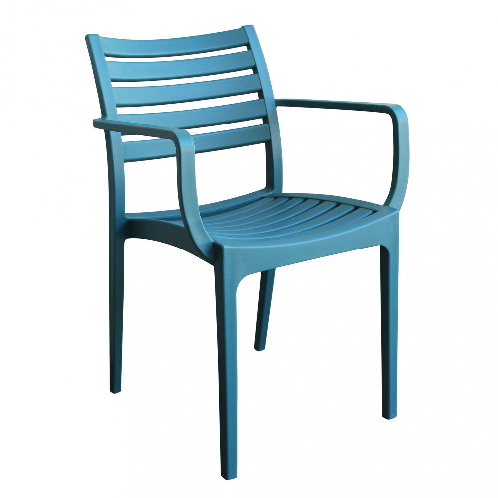 Poltrona Eveline 58,5x55,2x84 cm in Polipropilene Verde