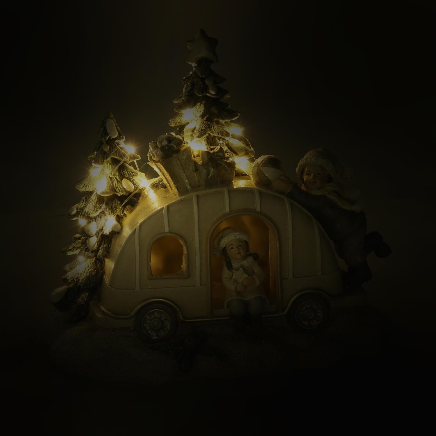 Macchina resina led bianco cm 16x12,5xh14,5...