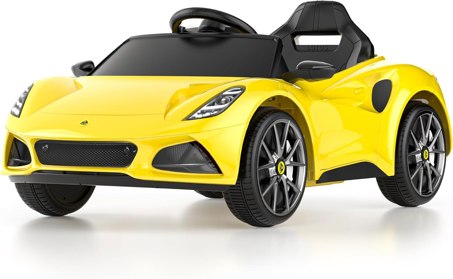 Macchina Elettrica per Bambini Licenza Ufficiale Lotus Emira 12V 4,5Ah Giallo