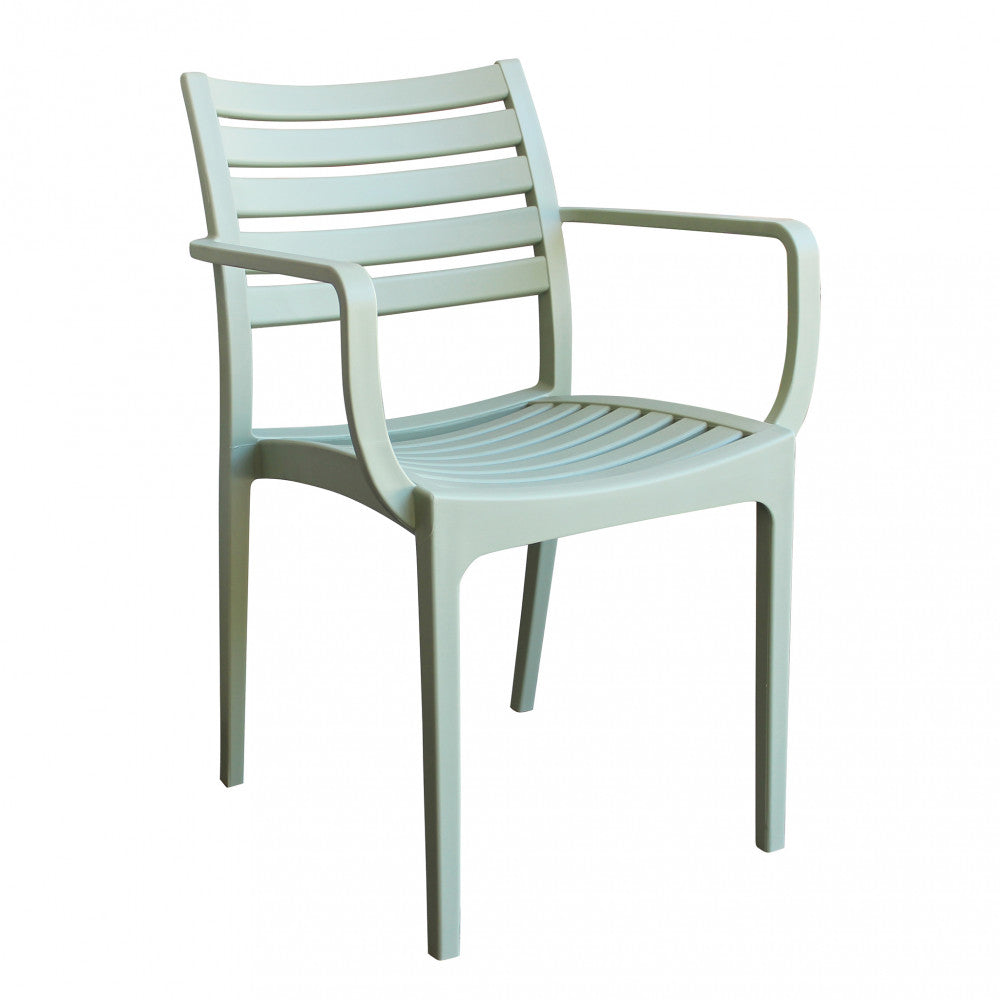 Poltrona Eveline 58,5x55,2x84 cm in Polipropilene Verde