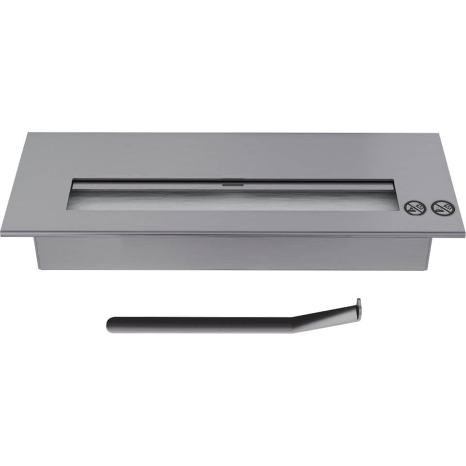 Bruciatore a Bioetanolo per Camini 0,5L 30x10 cm Flig Burner Medium...