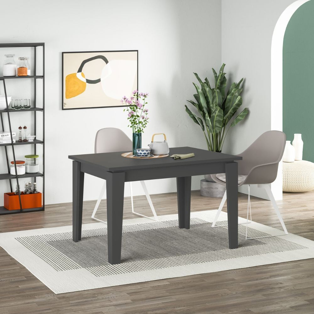 Tavolo Allungabile 120x80 cm in MDF Megaron Antracite...