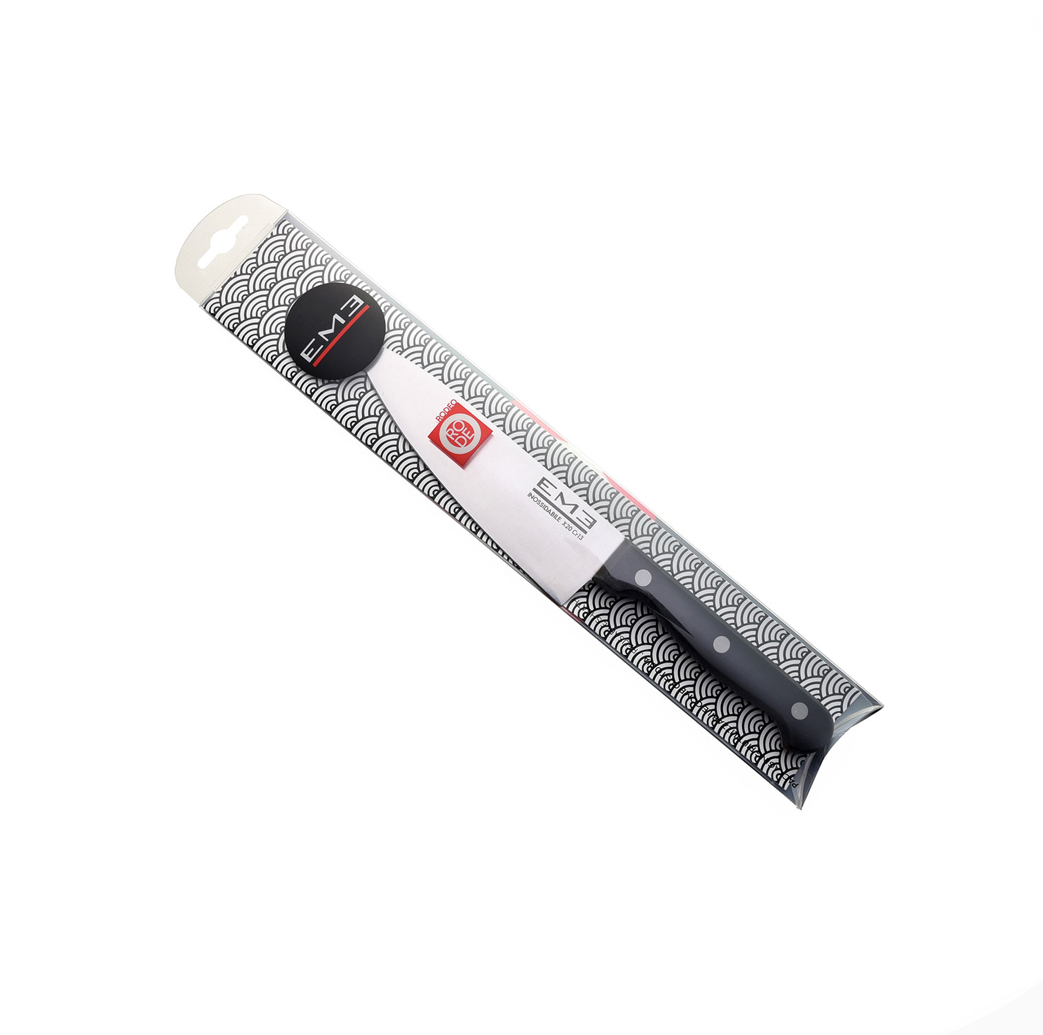 Coltello da Cucina Lama 16 cm Manico in POM Rivettato Eme Rodeo...