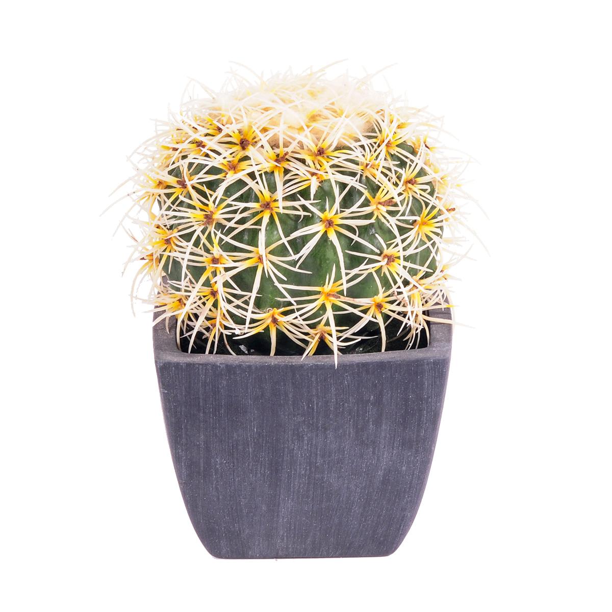 Pianta di Cactus Artificiale con Vaso 