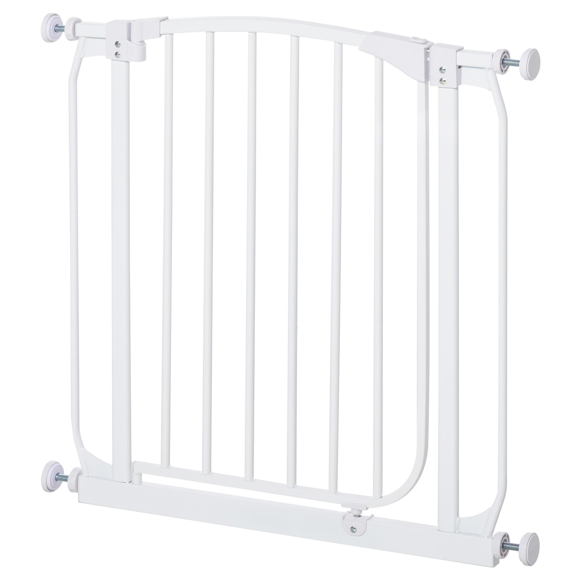 Cancelletto Retrattile Per Bambini E Cani Pawtners – Altezza 88,9 Cm, Larghezza Fino A 152,4 Cm, Con Porticina Per Gatti, Rinforzato Con Aste - 2