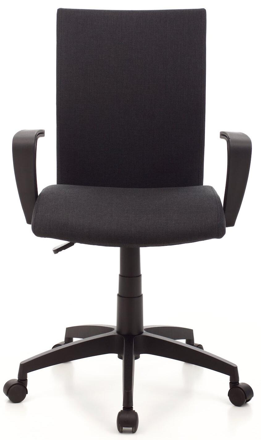 Sedia da Ufficio Operativa in Tessuto Milano Nera...