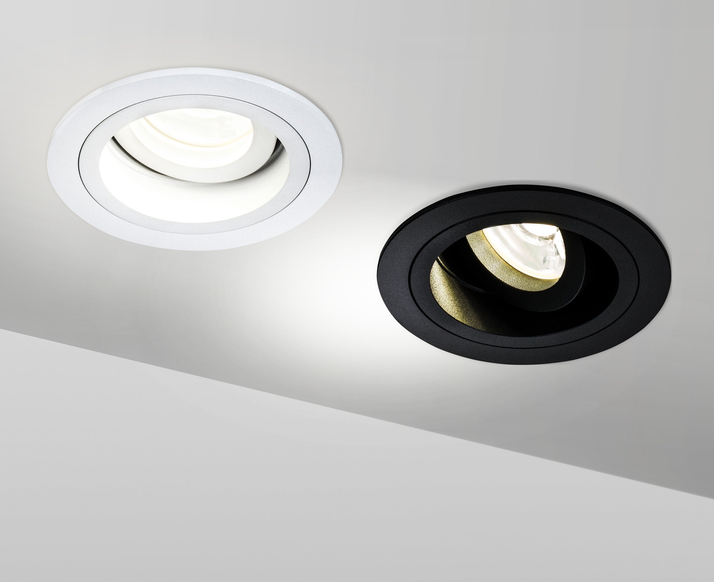 Faretto da incasso Downlight in Alluminio Atom Bianco...