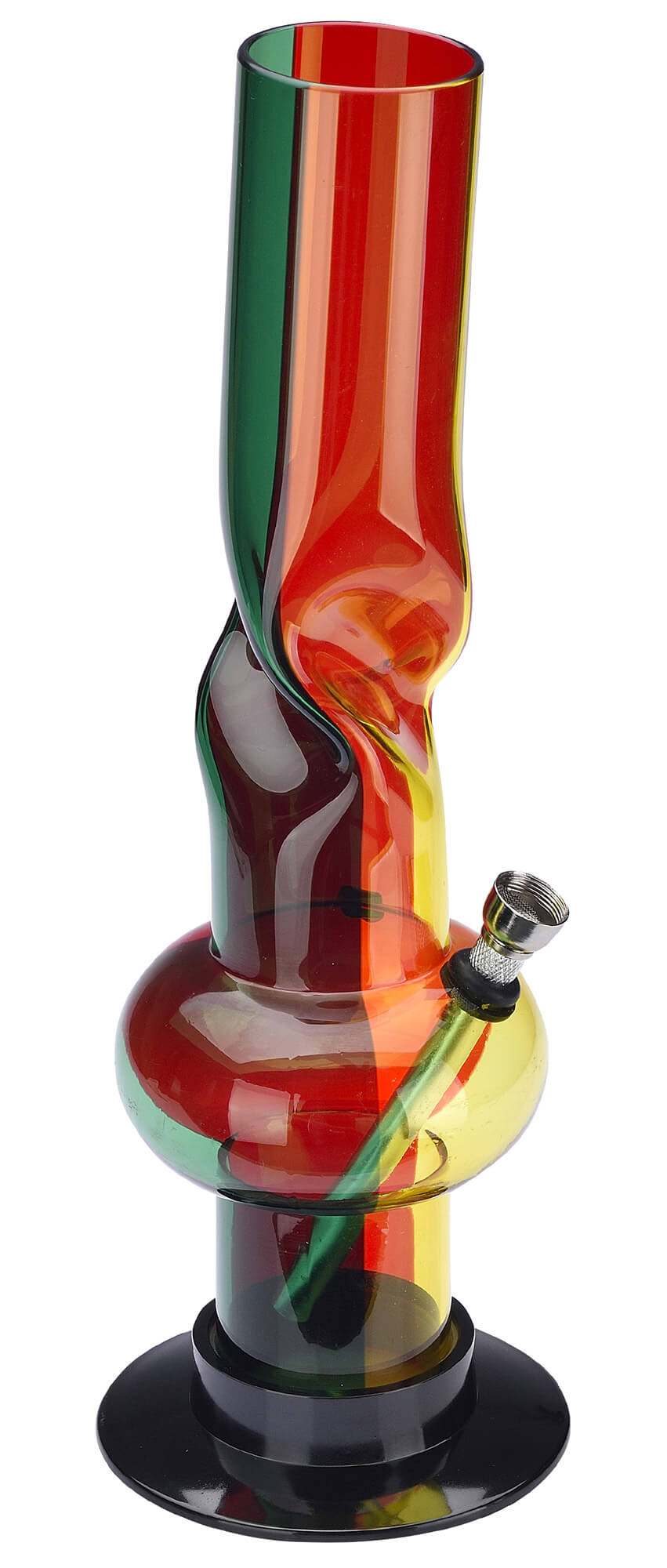 Image of Bong Rasta 32 cm in Acrilico con Rifiniture Jamaica