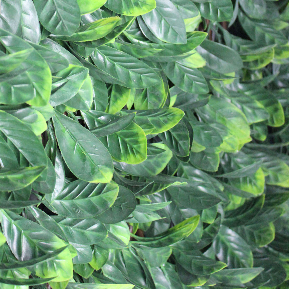 Siepe Sintetica Photinia Estensibile 100x200 h cm in Polietilene Verde...