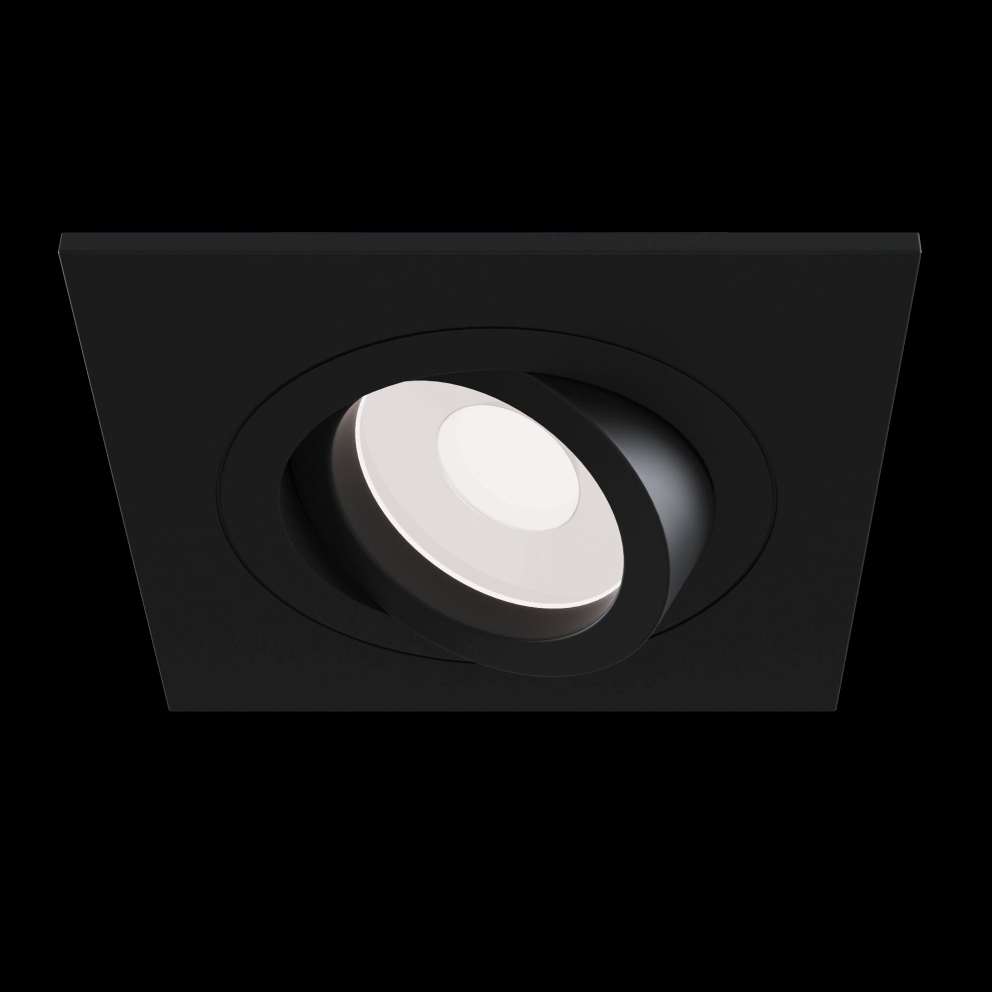 Faretto da incasso Downlight in Alluminio Atom Nero...