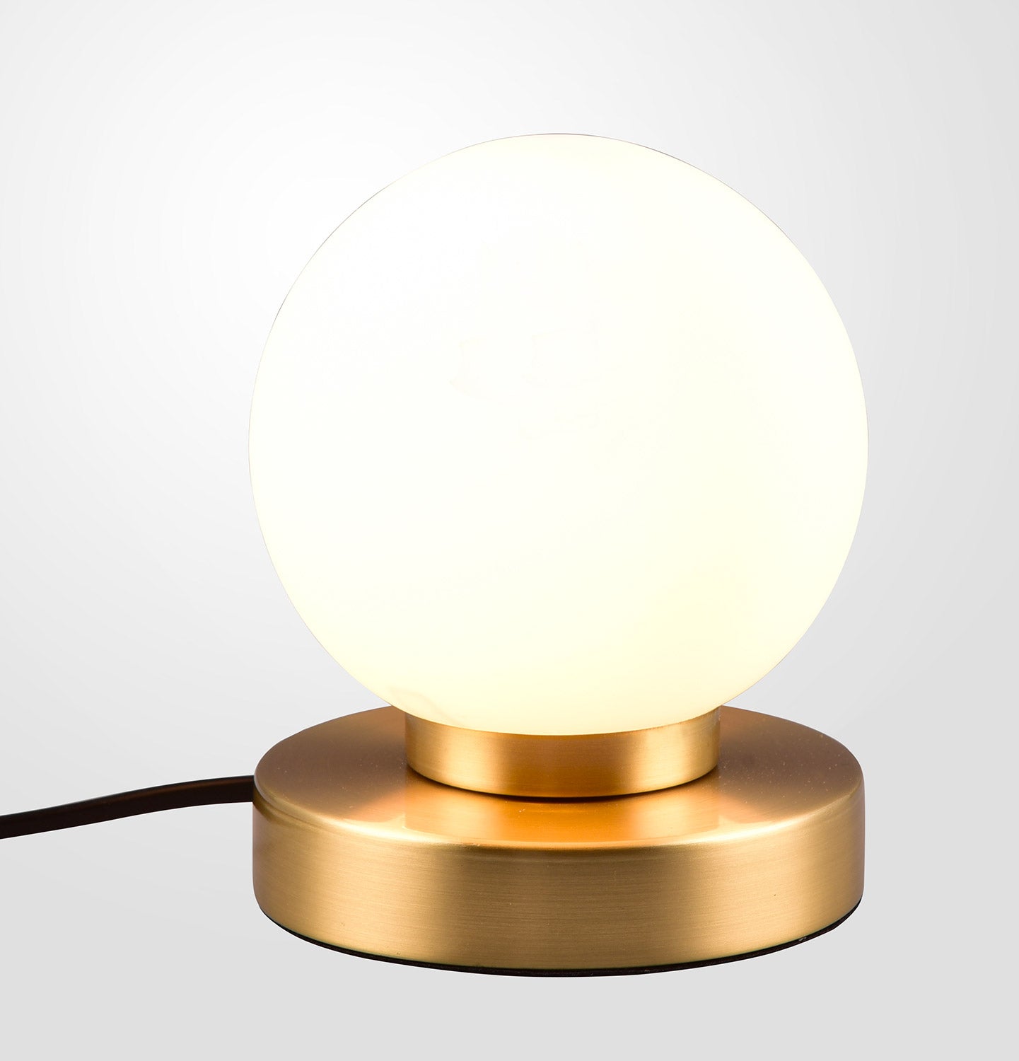 Lampada da Tavolo da Interno Attacco E14 in Metallo Ottone Opaco...