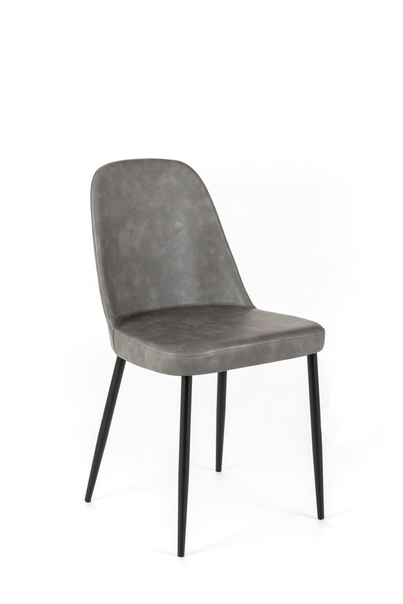 Set 4 Sedie 52x45xH85 cm in Soft-Touch Tamara Grigio Chiaro...