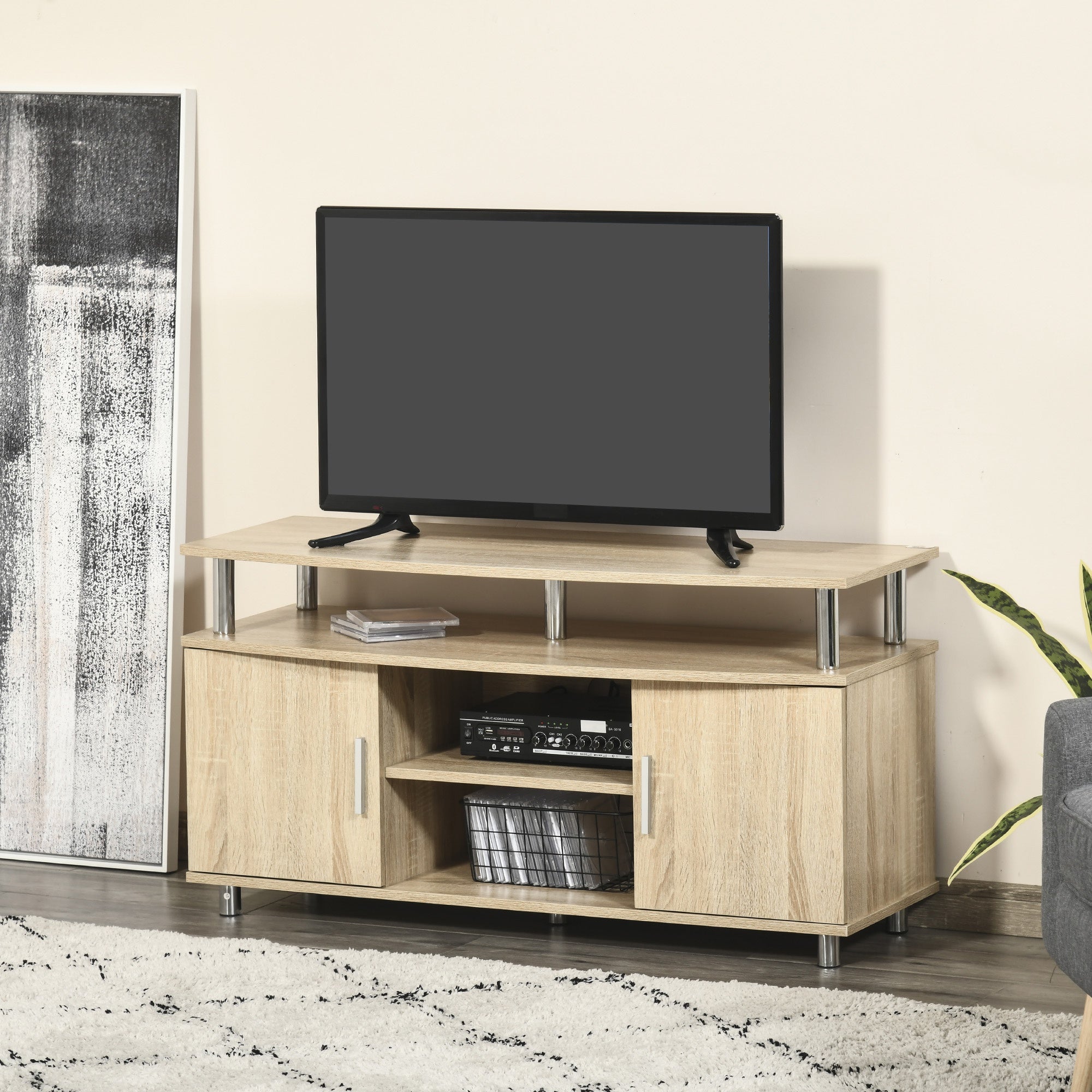 Mobile TV 105x40x55 cm per TV fino a 45 Rovere...