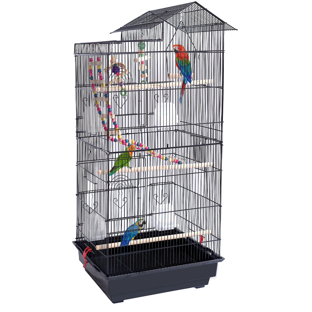 Voliera Esterna Per Uccelli - Gabbia Acciaio Zincato 215x78x200 Cm Per Pappagalli E Uccellini - Foto 10