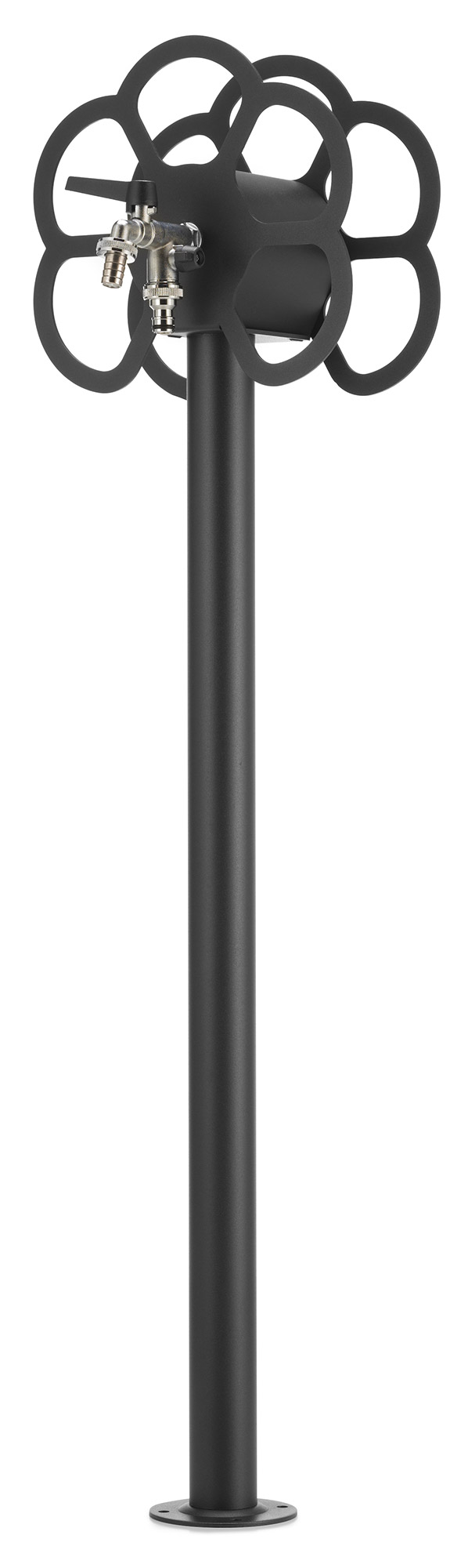 Image of Fontana da Giardino con Rubinetto e Portatubo Integrato Belfer 42/SRF Antracite