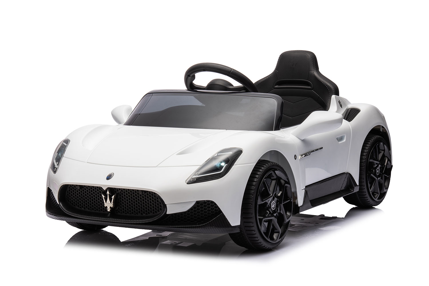 Macchina Elettrica per Bambini Licenza Ufficiale Maserati 10,8V 5Ah Bianco