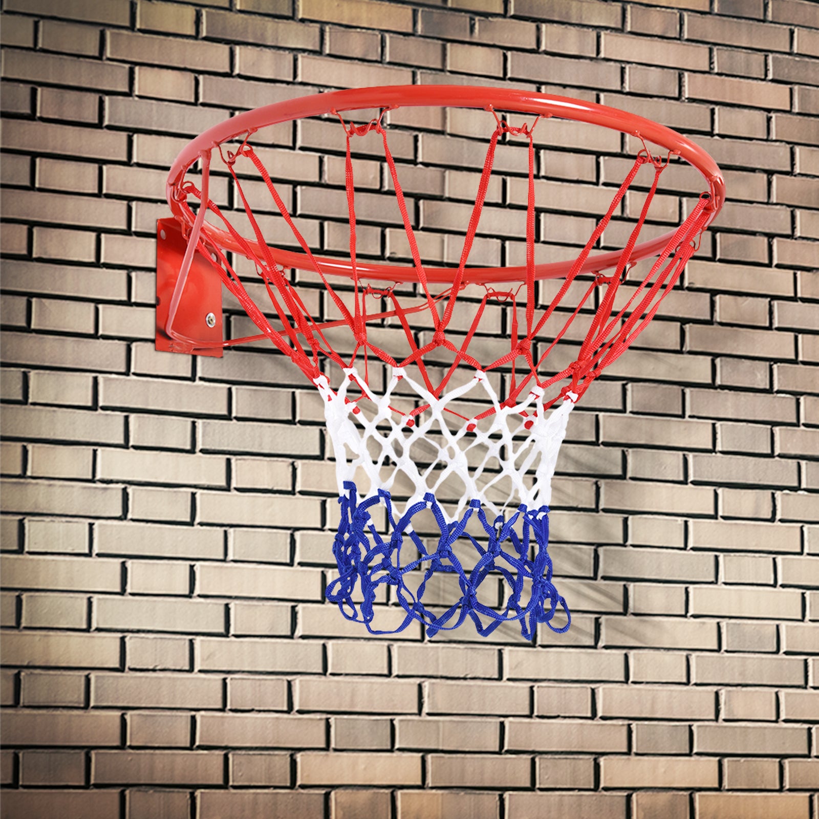 Canestro da Basket con Rete Ø46 cm in Metallo 