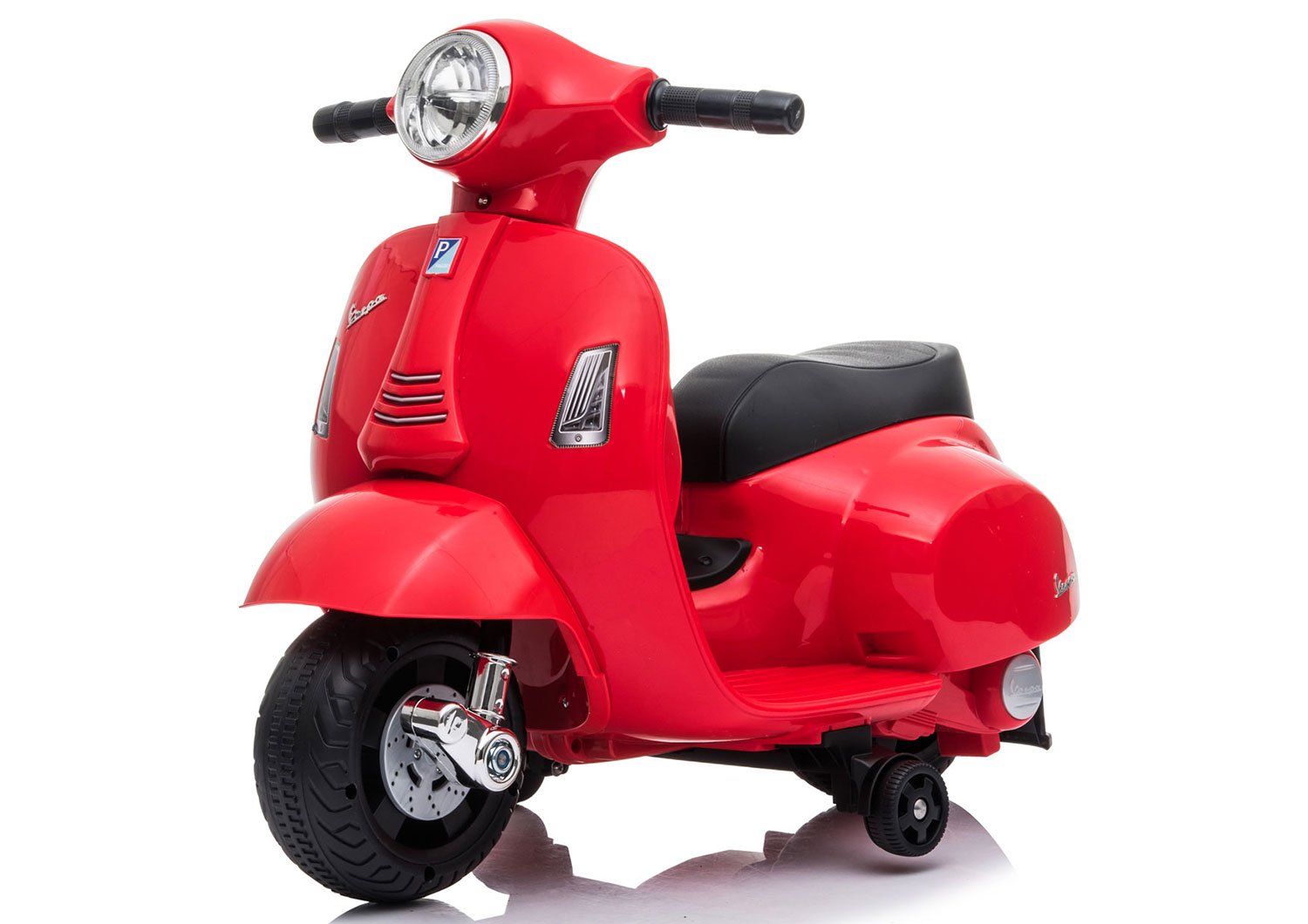 Scooter Elettrico per Bambini Licenza Ufficiale Piaggio Vespa Small 7,2V 2,5Ah Rosso