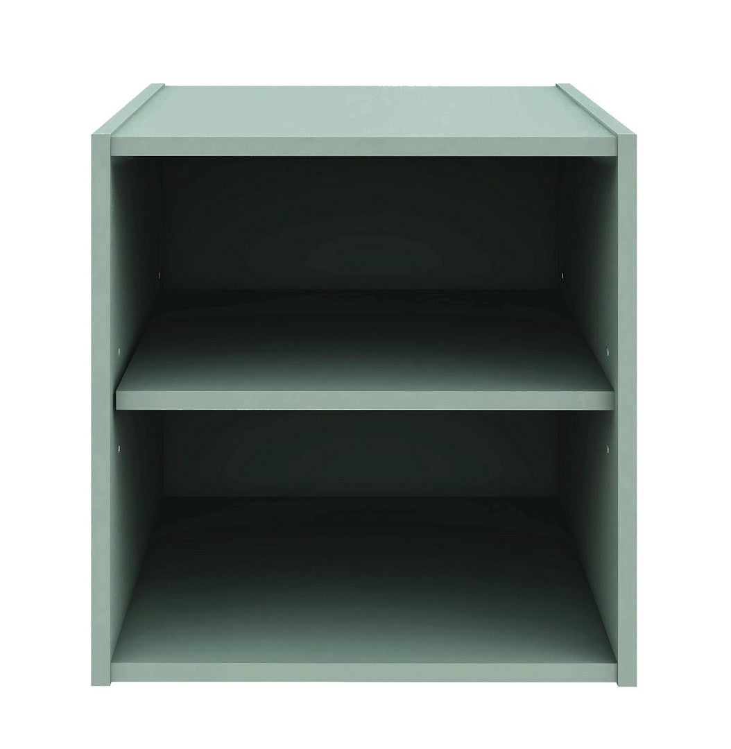 Cubo Composite con Mensola 35x35x35 cm in Compensato Verde Salvia...