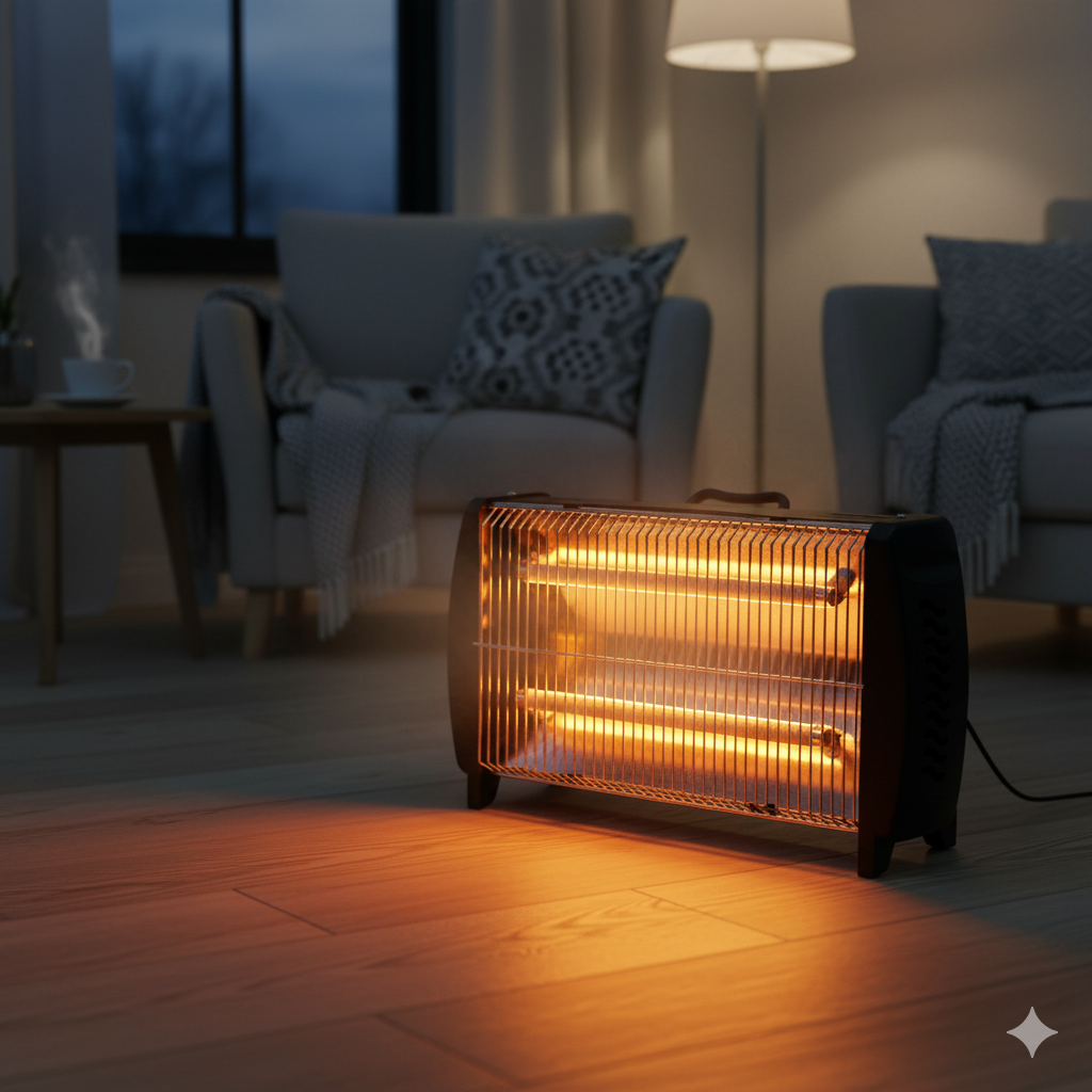 Stufa Elettrica 2 Elementi Steatite 1200W ECM S2...