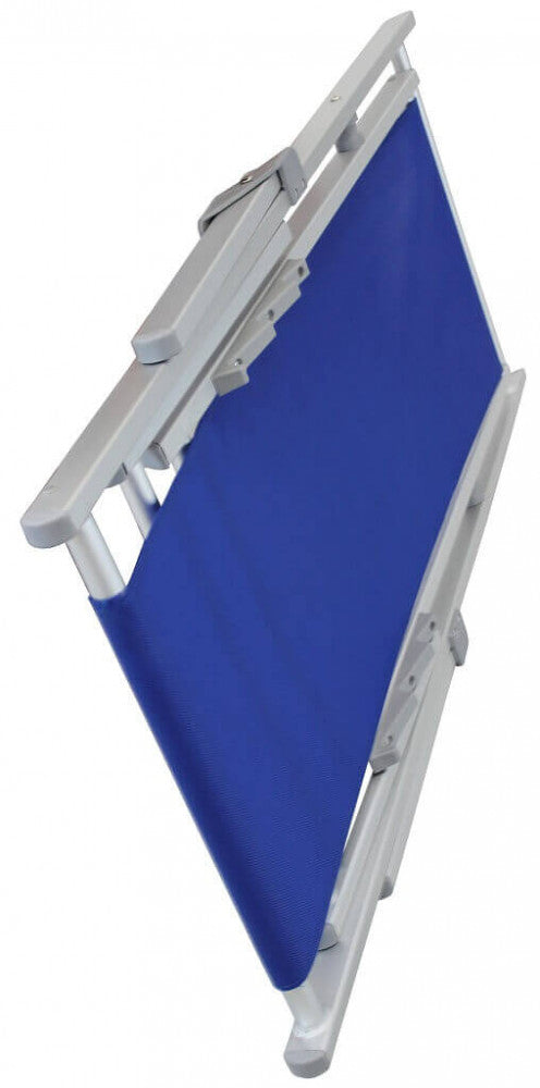 Sdraio Mare Textilene con Braccioli 98x67,5x106 h cm in Textilene Blu...