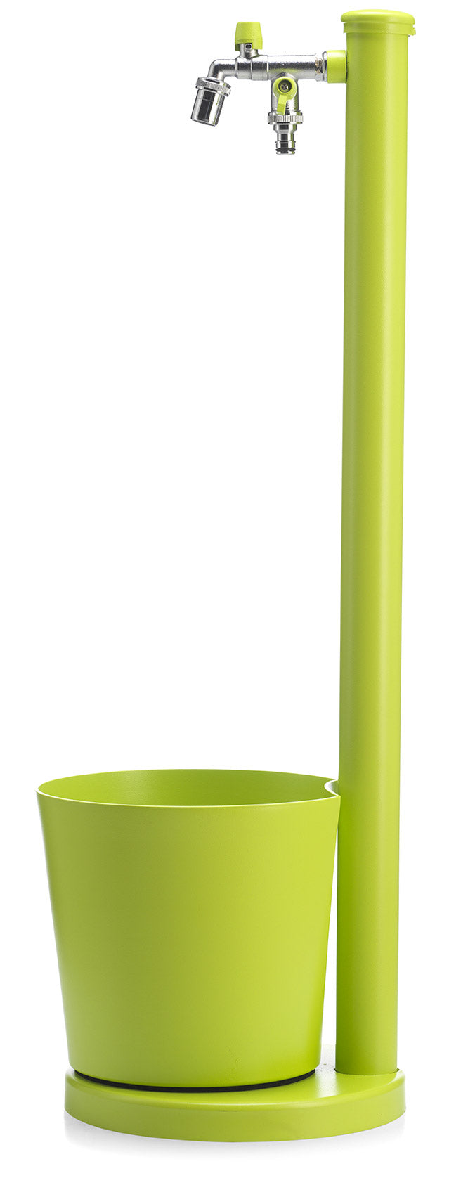 Fontana da Giardino con Rubinetto e Vaschetta Belfer 42/SRV Verde Acido...