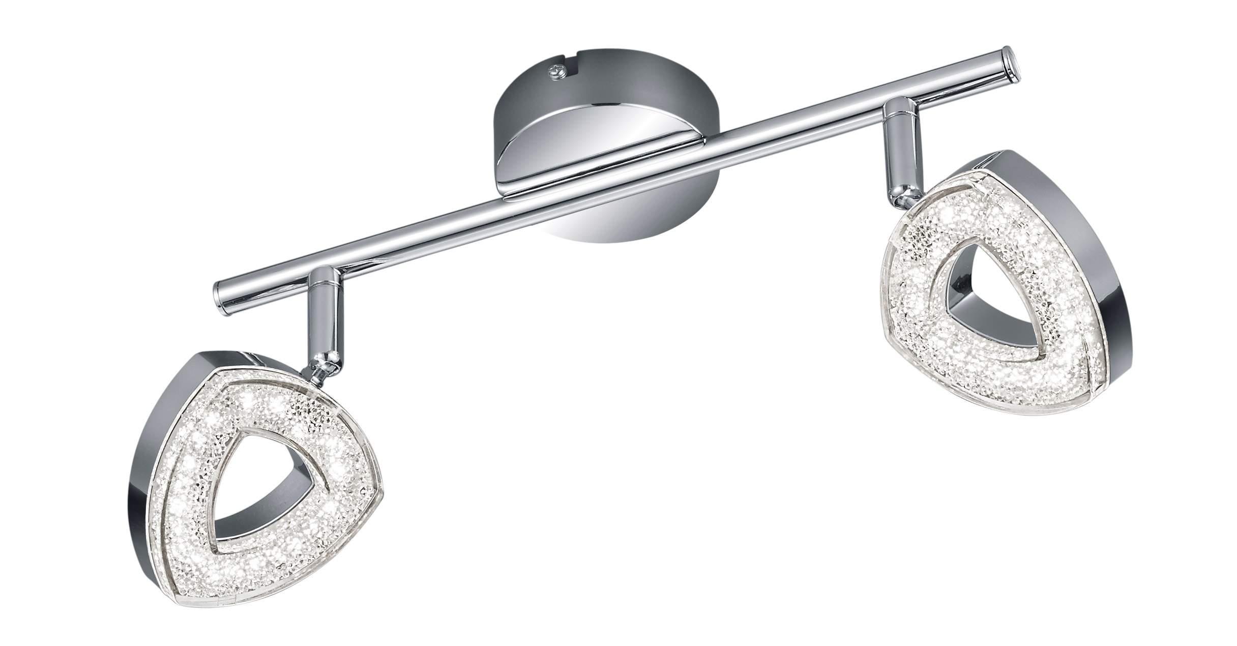 Plafoniera da Interno a LED in Metallo Cromo