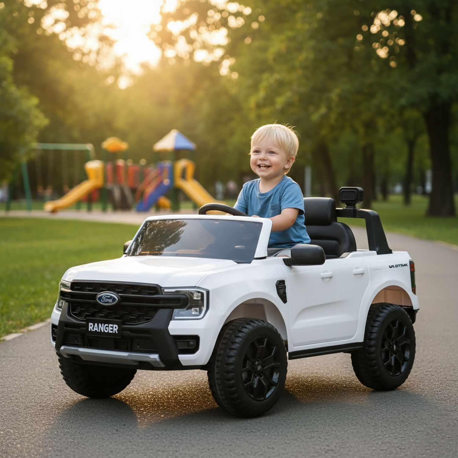 Macchina Elettrica per Bambini Licenza Ufficiale Ford Pick Up 10,8V 3,1Ah Bianco...