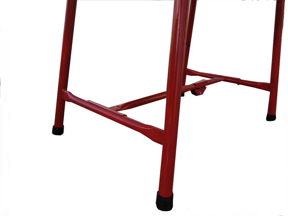 Banco da Lavoro Pieghevole 120x62,5x83 cm in Legno e Acciaio...