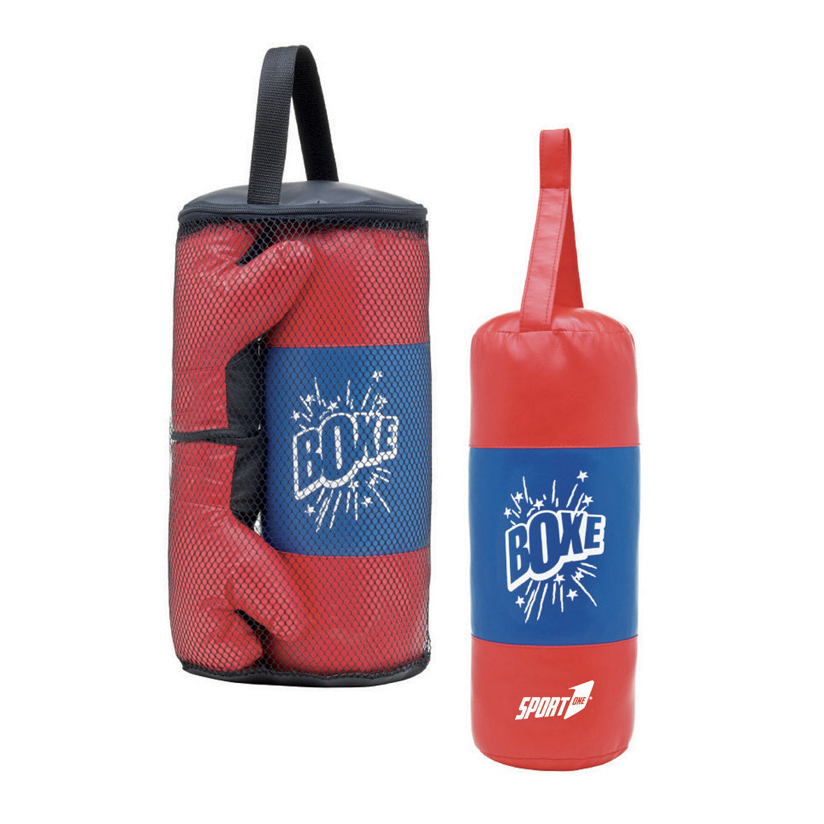 Sacco da Boxe con Guantoni con Guantoni Multicolore