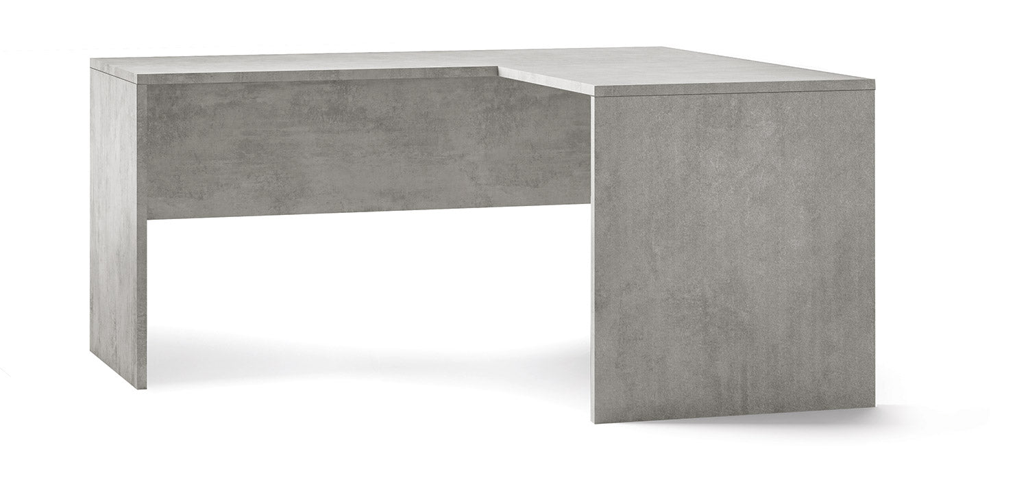 Scrivania da Ufficio Angolare Destra 160x76x150 cm Cemento...