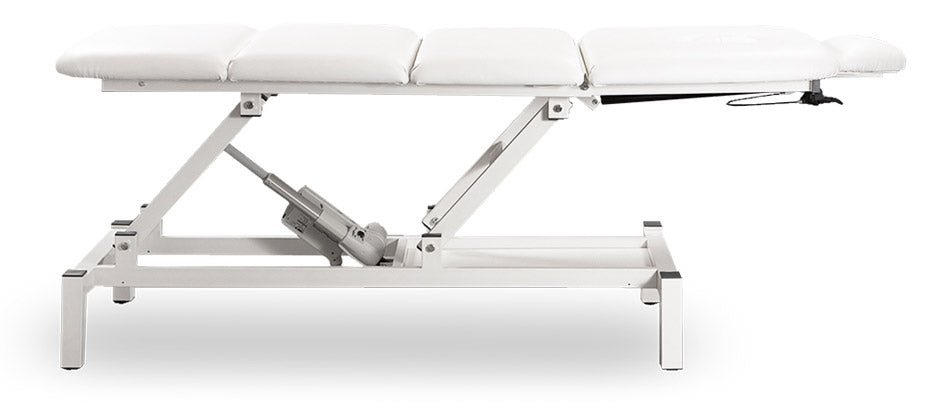 Image of Lettino da Massaggio Fisioterapia Elettrico 4 Sezioni 190x65x55/85cm Benotti Ascot Bianco
