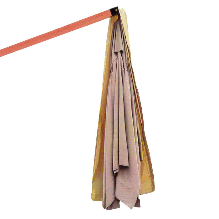 Custodia per Ombrellone da Giardino a Sbalzo 3x4m in Poliestere Marrone...