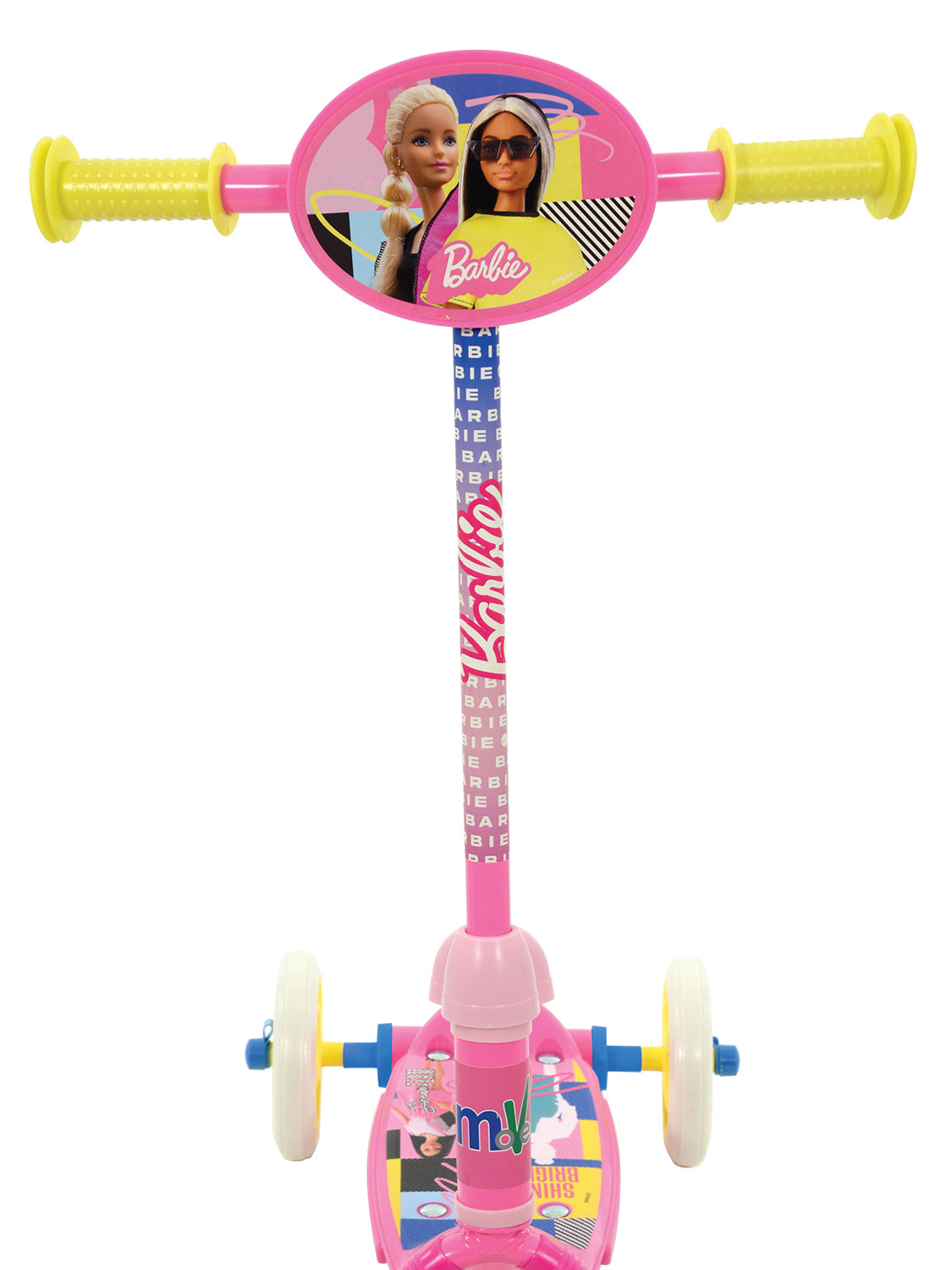 Monopattino a 3 Ruote Ruote in EVA antiforatura Barbie Rosa...
