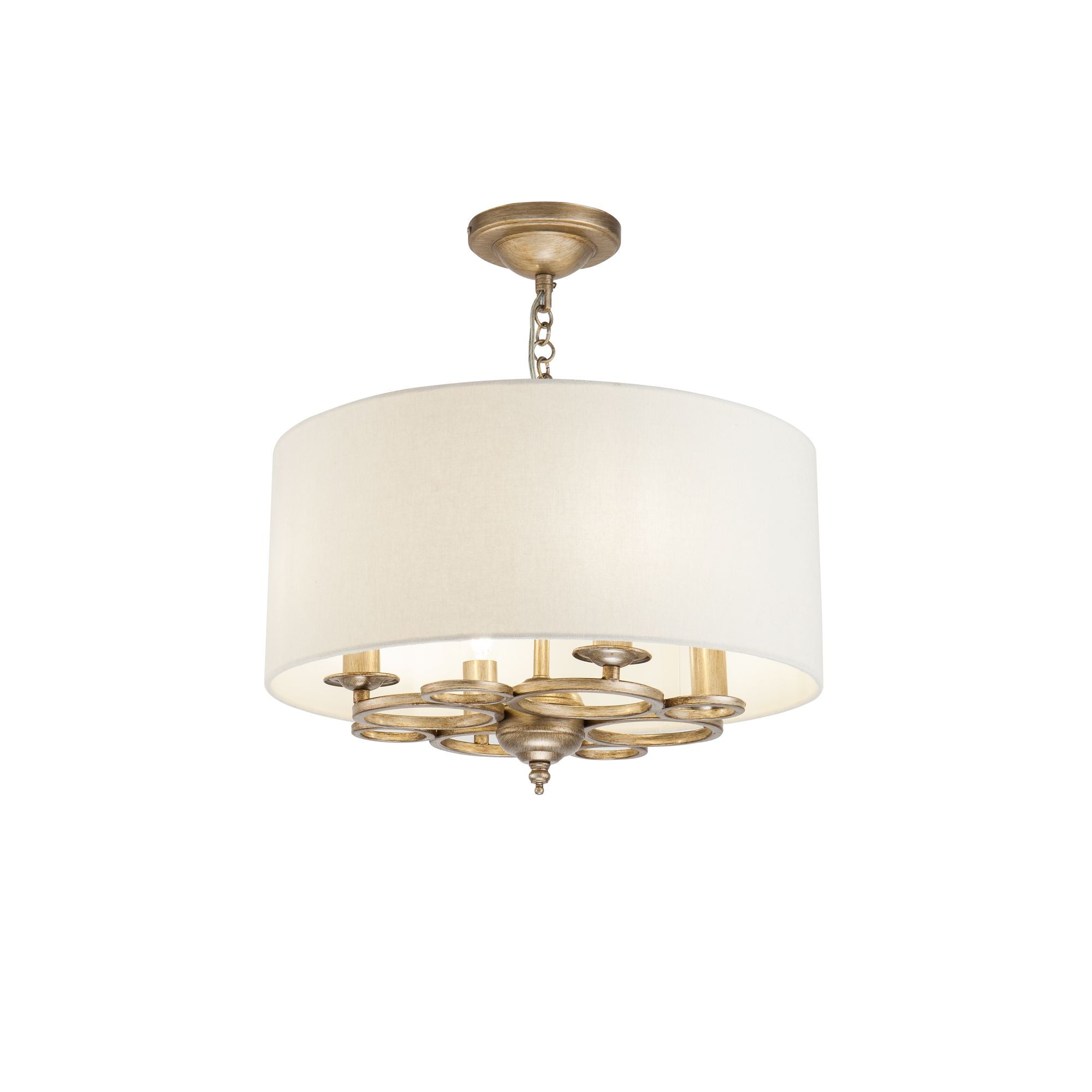 Image of Lampada pendente House in Metallo Anna Oro Antique