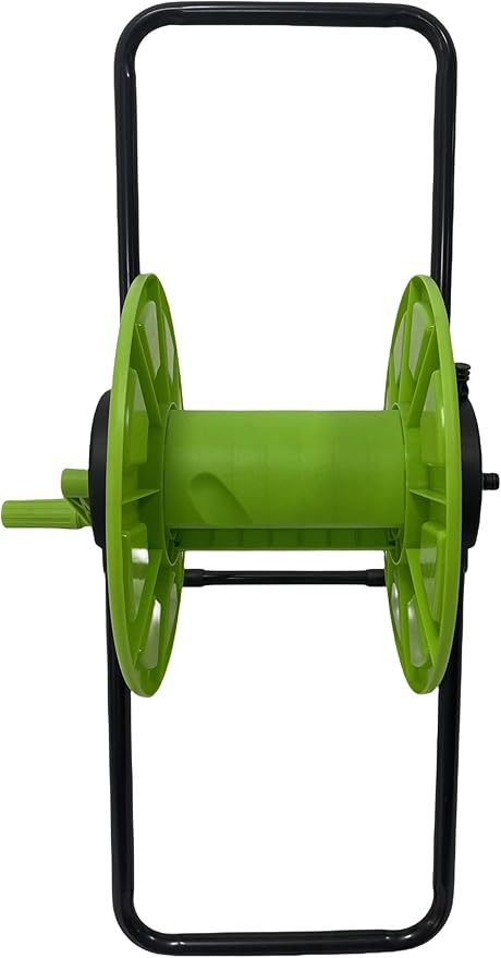 Carrello Avvolgitubo Manuale Max 60 mt Balcony per Tubi da 1/2" e 5/8" in Plastica PP e Acciaio Verde e Nero...