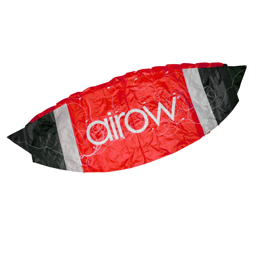 Aquilone Vela a forma di Paracadute 140x60 Nero e Rosso...