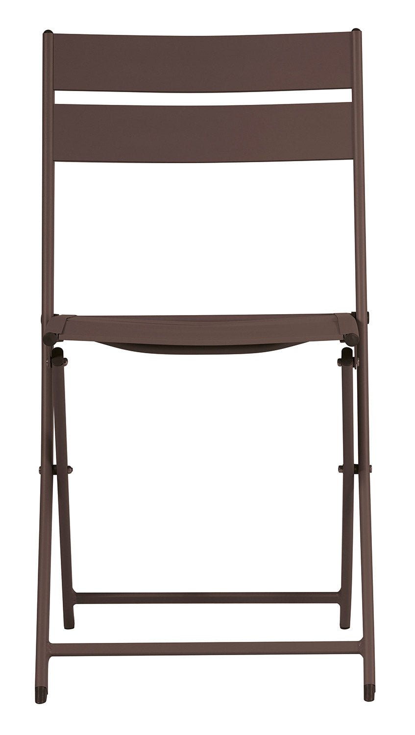 Sedia da Giardino Pieghevole 44x85x51 cm Lucca in Alluminio Chocolate...