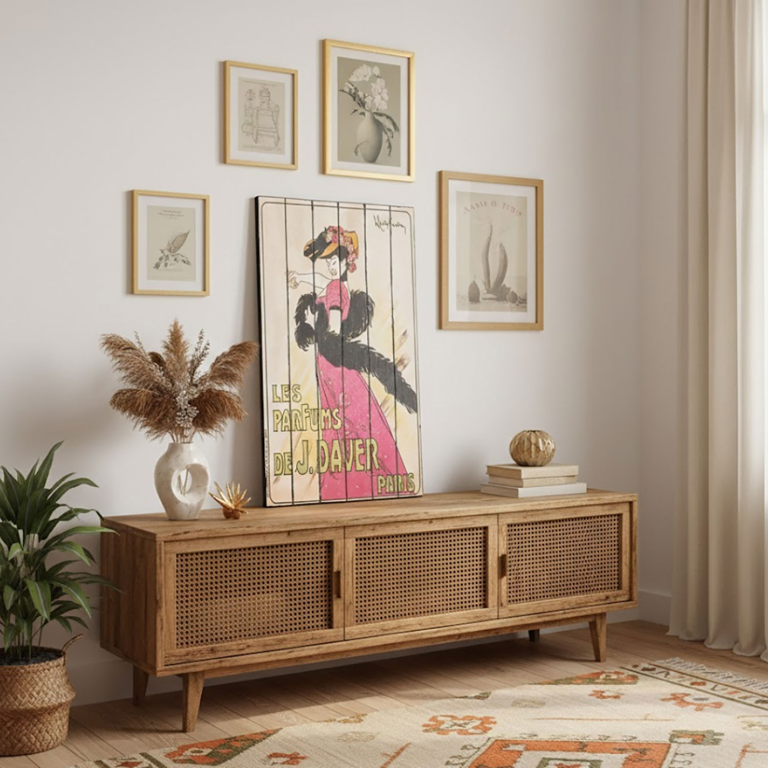 Pannello in Legno con Stampe. Pannelli in Legno...