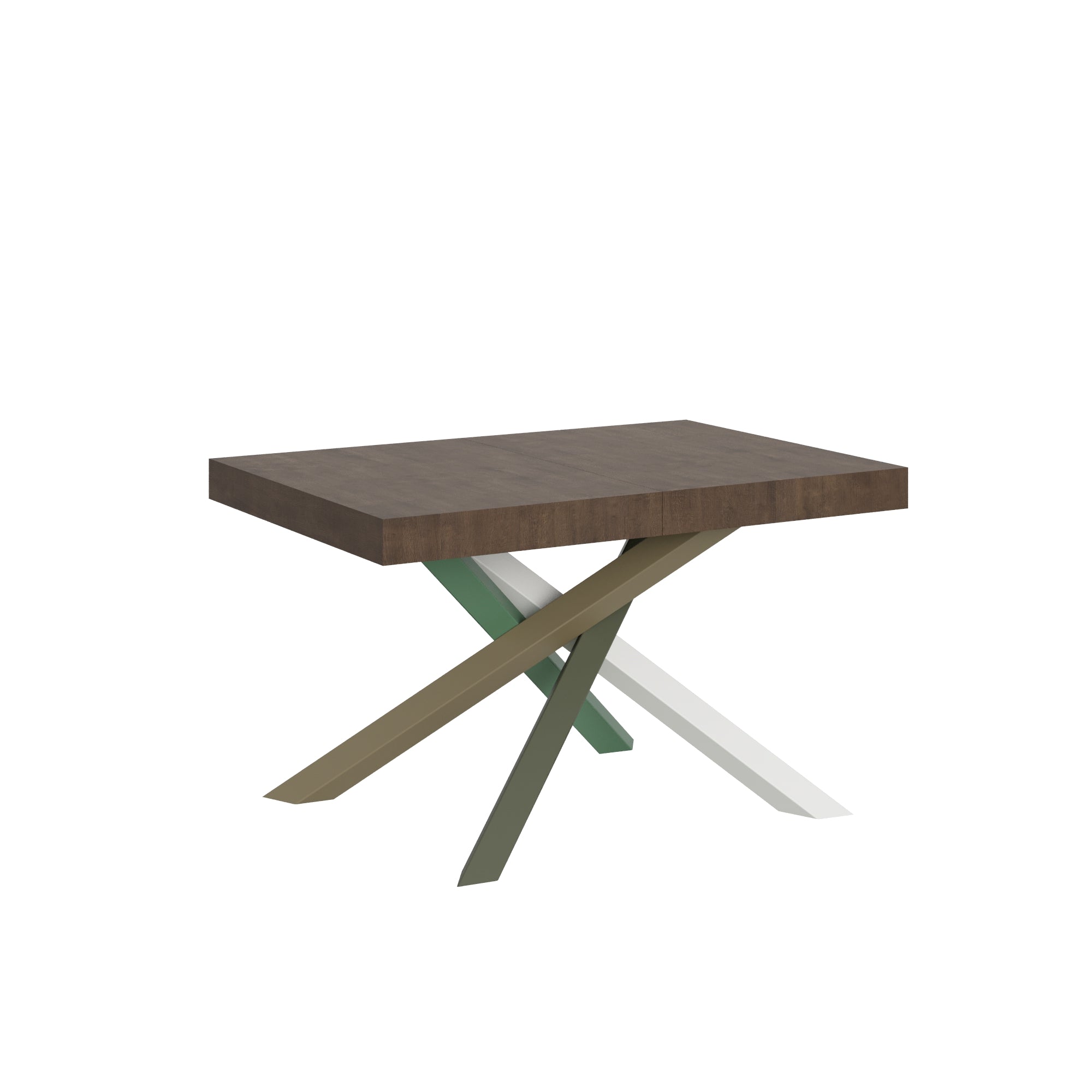 Tavolo Allungabile 140-400x90x77 cm Volantis Noce Telaio 4A