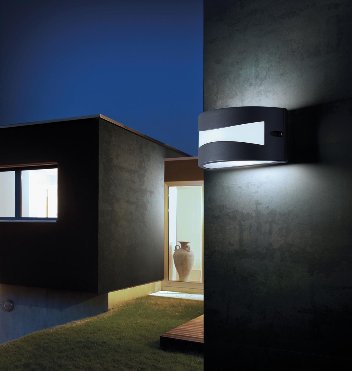 Applique da Esterno a LED 10W Sovil Tibet Marrone...