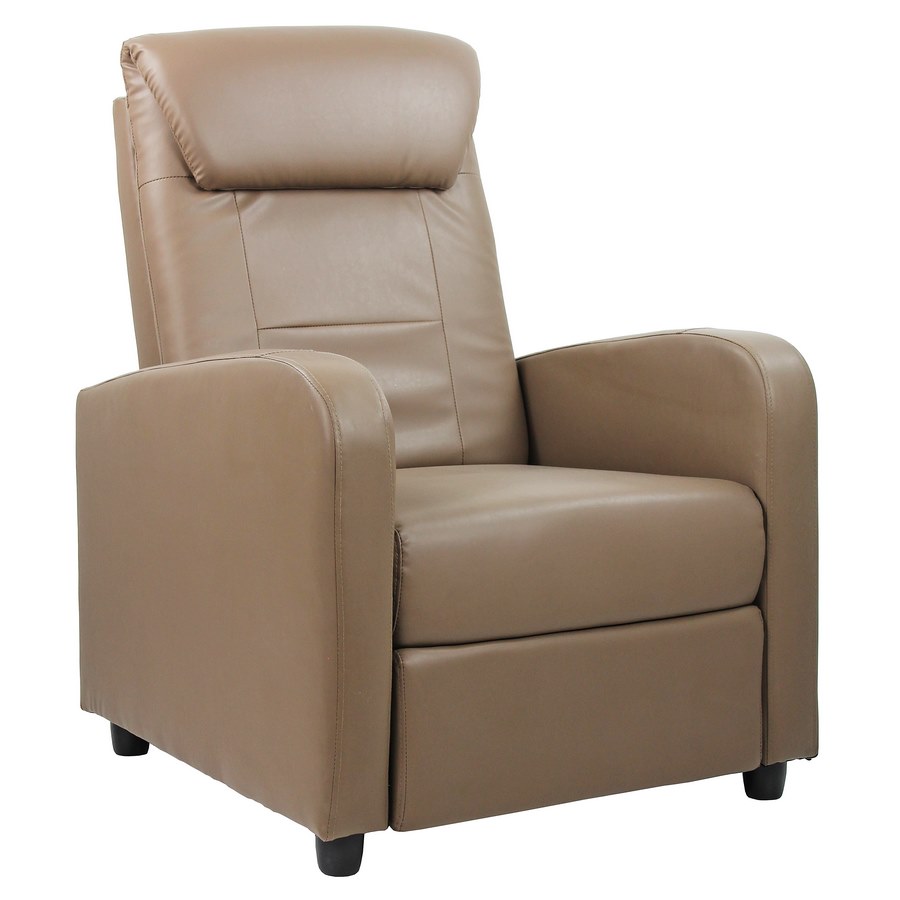 Poltrona Relax Reclinabile Manuale in Similpelle Marta Visone