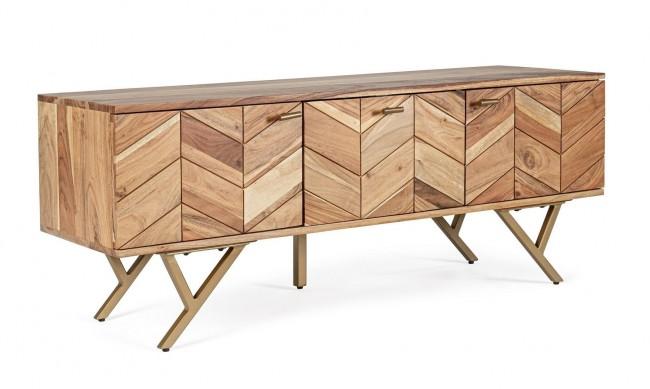 Mobile TV 3 Ante 130x40x51 cm in Legno