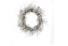 Coroncina plastica pino innevata con pigne cm 60x60xh13...